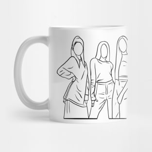 KPOP FANART LINE ART Mug